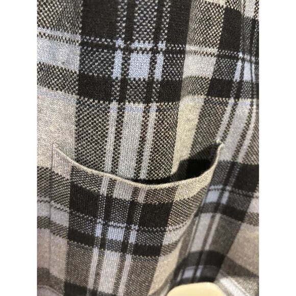 Tahari Blazer Women’s Size XL Multicolor Plaid Long Sleeves Pockets NWT - Picture 8 of 9